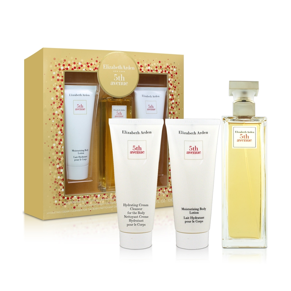 Парфумований набір жіночий Elizabeth Arden 5th Avenue (парфумована вода, 125 мл + крем-гель для душу, 100 мл + лосьйон для тіла, 100 мл)